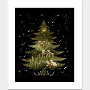 Holy Night Forest Posters and Art